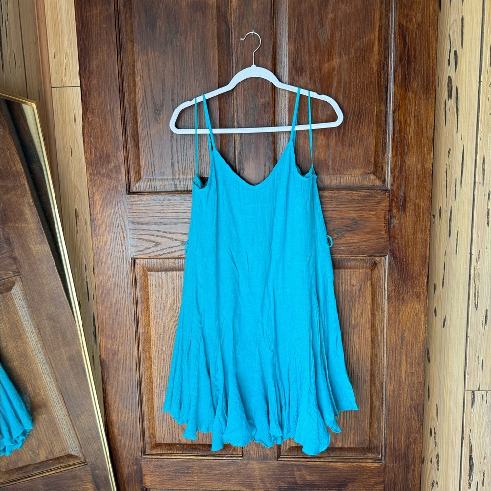 Pink Lily blue mini dress